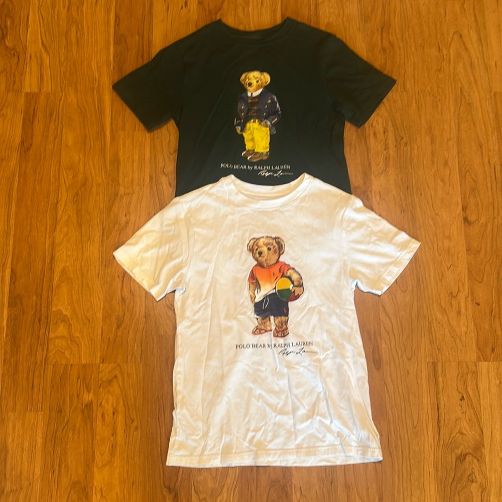 2 polo kids bear shirts